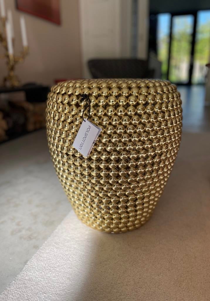 NIEUW IN DE DOOS - Gouden Dot kruk Polspotten - design, Ophalen, Nieuw, IJzer