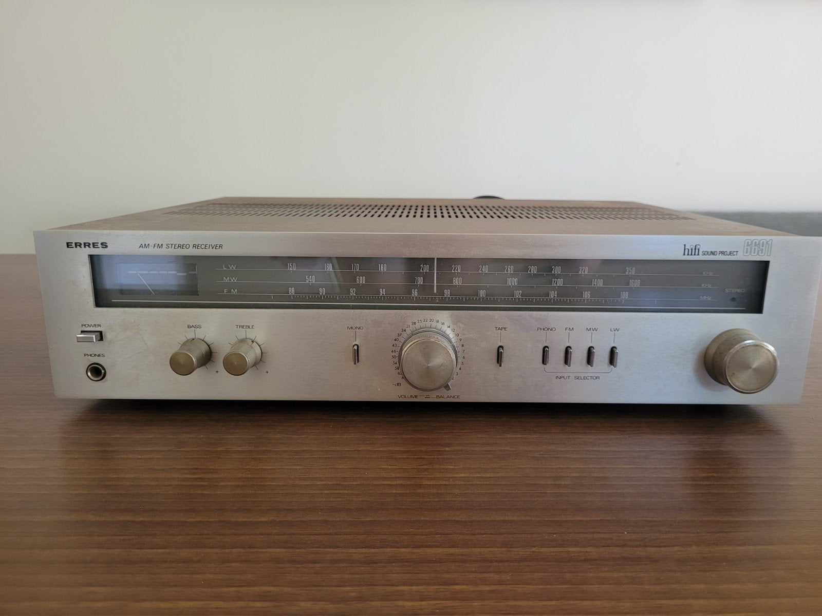 Erres versterker en tuner SX6691, Verzenden, Gebruikt