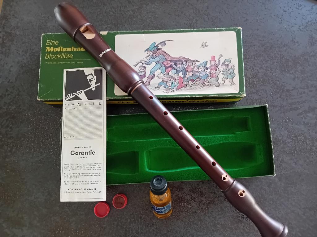 Sopraan blokfluit Mollenhauer (barok) *extra foto's*, Muziek en Instrumenten, Blaasinstrumenten | Blokfluiten, Ophalen of Verzenden