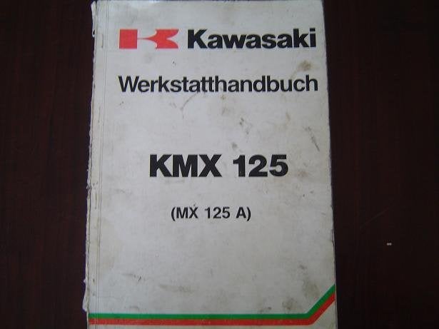 KAWASAKI KMX125 1986 werkstatthandbuch kmx 125 a handboek, Ophalen of Verzenden, Kawasaki