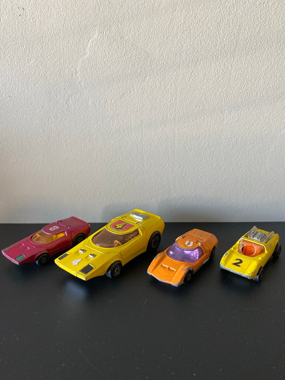 Matchbox Superfast en Speed Kings Vintage Auto's (4 stuks), Ophalen of Verzenden, Gebruikt