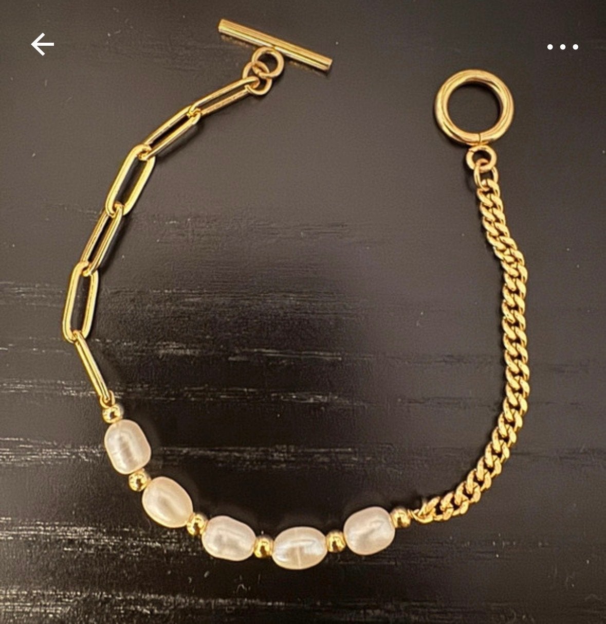 Nieuwe verschillende 18k gold plated armbanden 19cm (+ 6), Ophalen of Verzenden, Nieuw, Goud, Met bedels of kralen