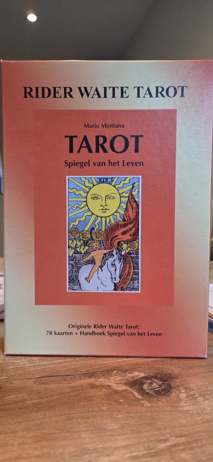 Rider Waite Tarot: Spiegel van het Leven (78 kaarten + boek), Ophalen of Verzenden, Zo goed als nieuw, Spiritualiteit algemeen