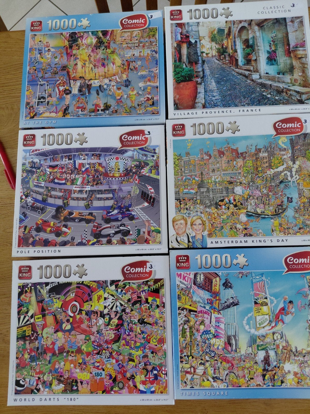 king puzzel, Ophalen, 500 t/m 1500 stukjes, Zo goed als nieuw, Legpuzzel