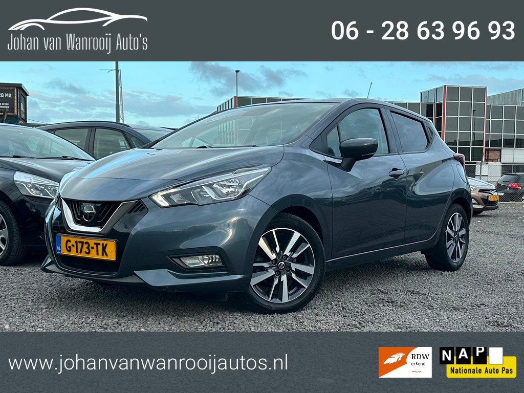 Nissan Micra 1.0 IG-T N-Connecta/NAVI/CAMERA/NW APK, Voorwielaandrijving, Euro 6, Origineel Nederlands, 999 cc