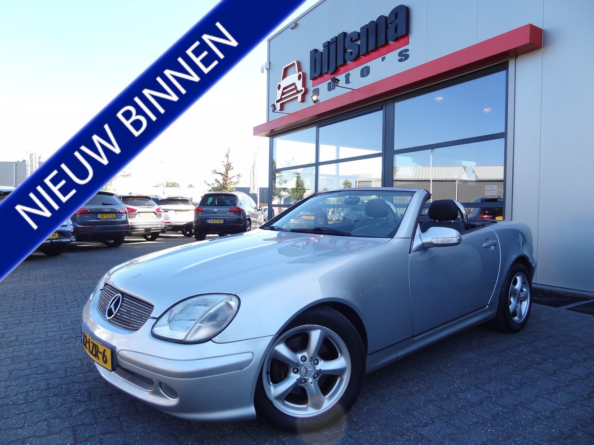 Mercedes-Benz SLK 230 K. | AIRCO | STOELVERWARMING | LEDER, Automaat, Achterwielaandrijving, Cabriolet, Bedrijf