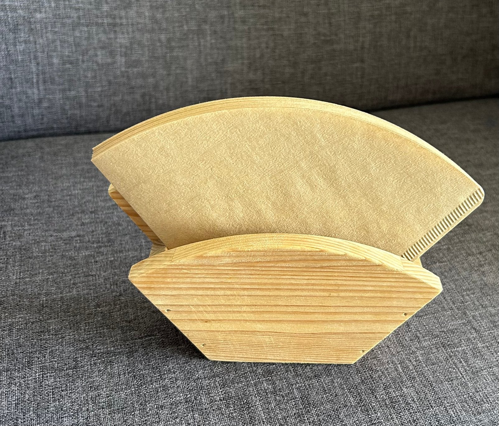 Houten koffiefilterhouder, Hout, Ophalen of Verzenden, Bruin, Overige typen