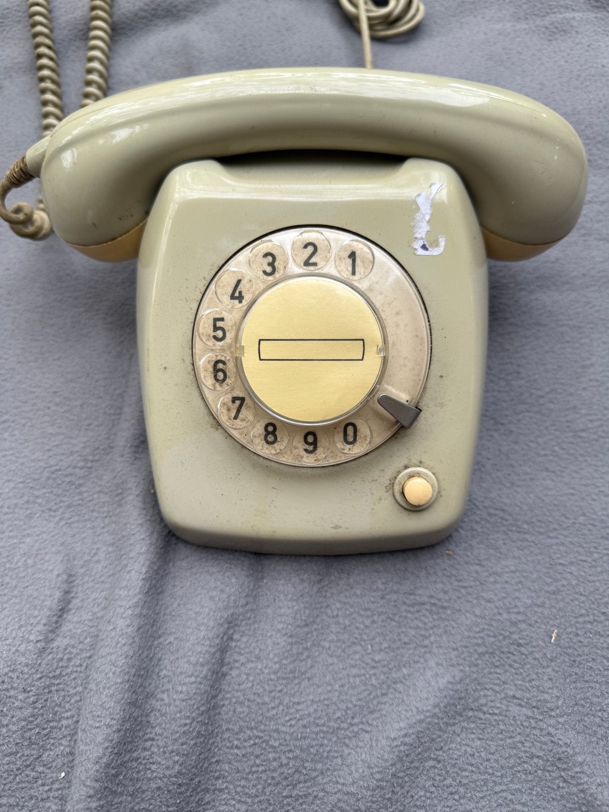 Vintage PTT T65 Telefoon met Draaischijf, Ophalen, Gebruikt, Met draaischijf