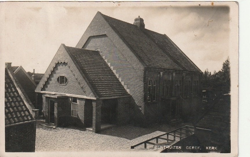 Benthuizen Kerk  Dirk D van der List, Ophalen of Verzenden, 1920 tot 1940, Gelopen, Noord-Brabant