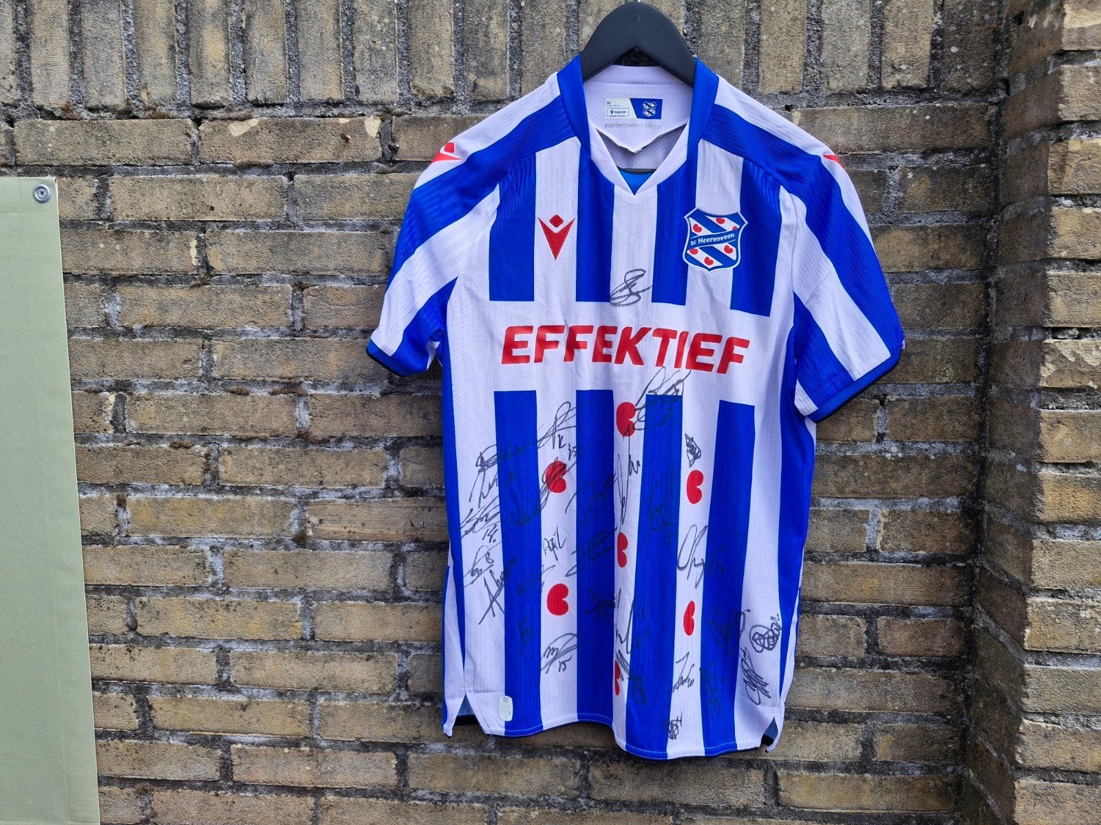 sc Heerenveen gesigneeed shirt no matchworn no match worn, Shirt, Info@macron.com, Nieuw, Ophalen of Verzenden