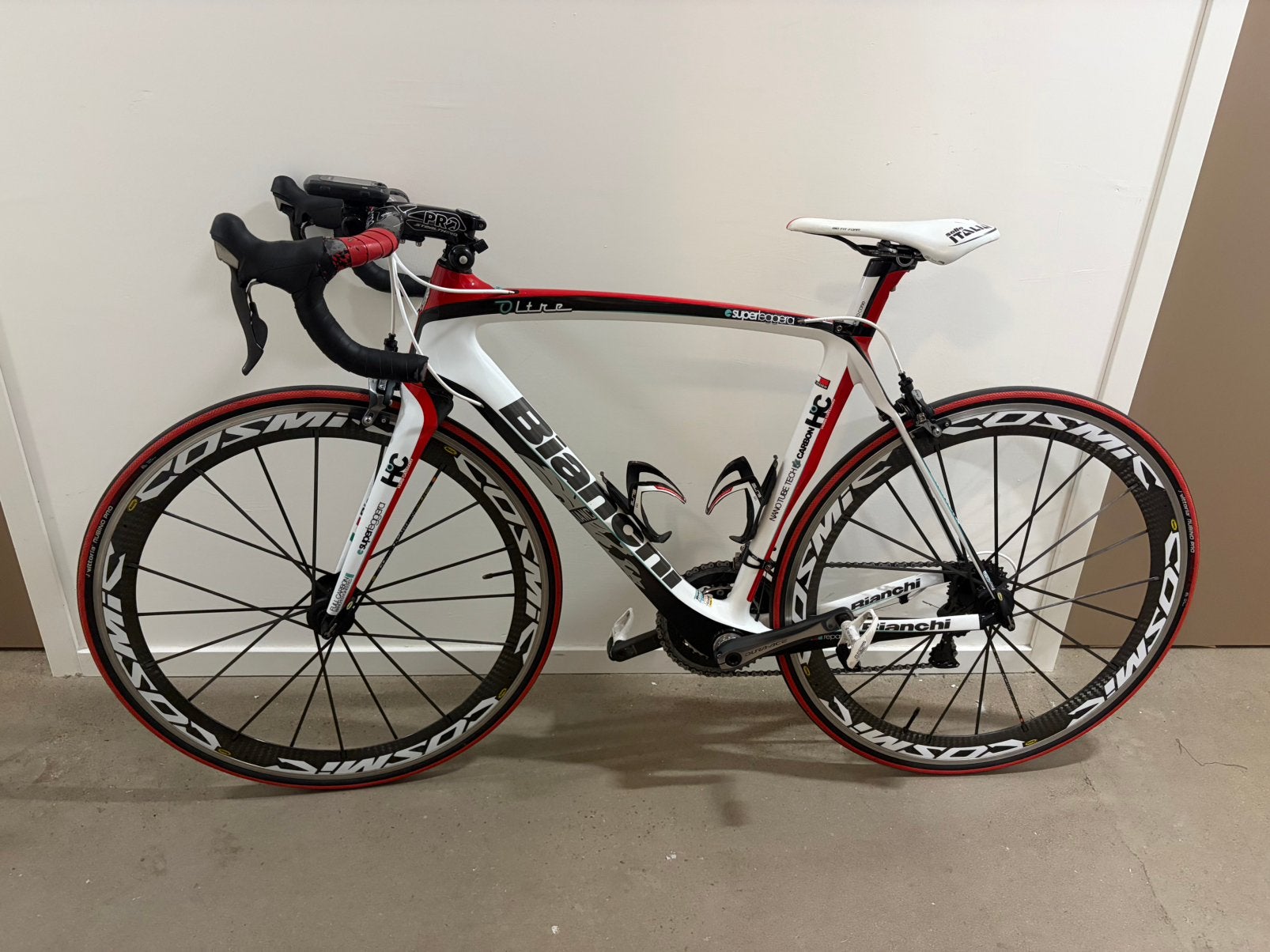 Bianchi Oltre Super Leggera Dura Ace Full Carbon Maat 52, Carbon, 49 tot 53 cm, Zo goed als nieuw, Meer dan 20 versnellingen