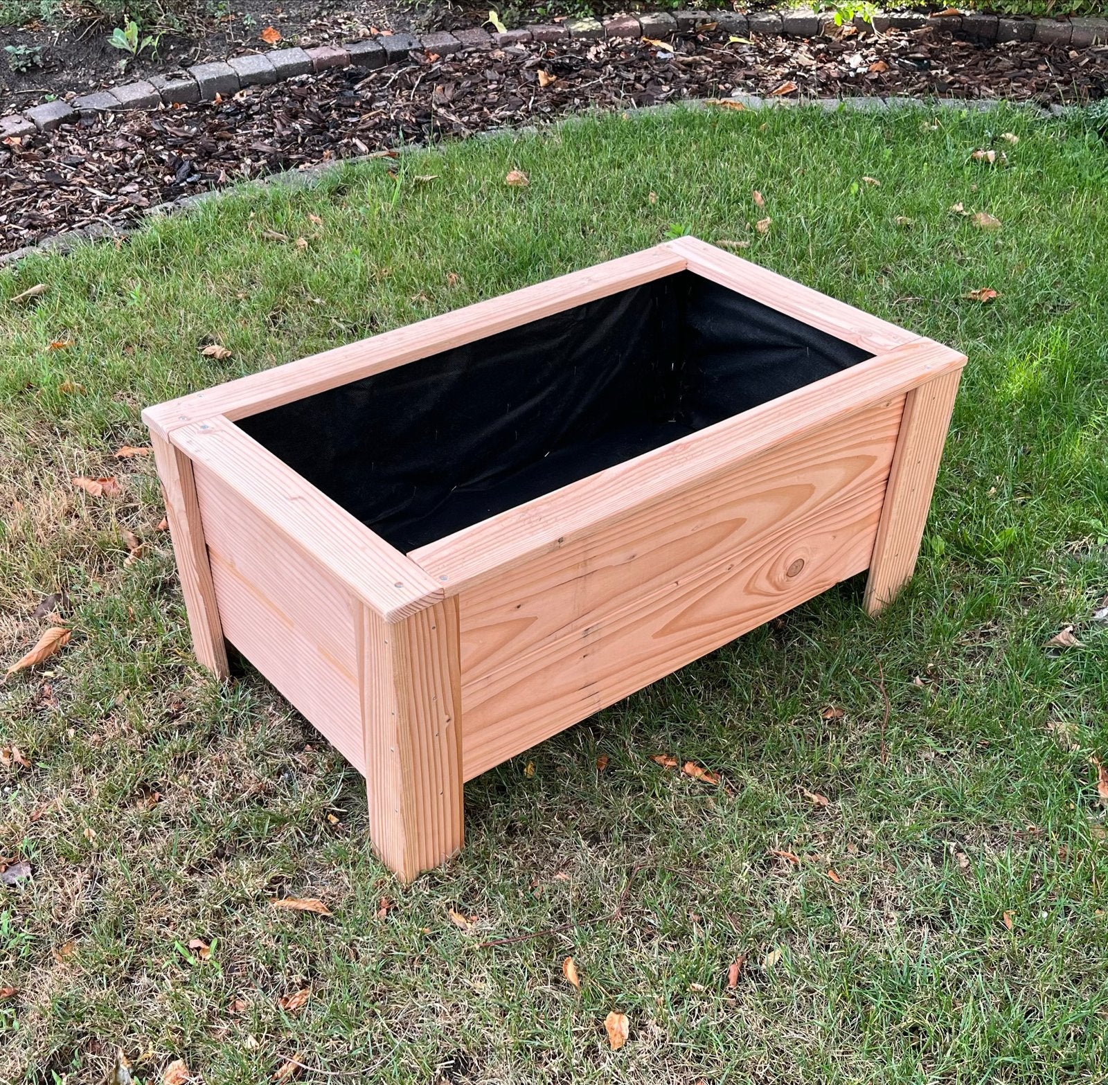 Houten bloembak (Douglas) voor tuin of balkon, Ophalen, Nieuw, Balkon, 60 tot 100 cm