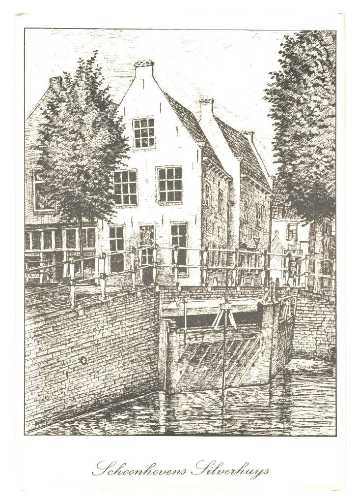 988010 Schoonhoven 80+ ZH Silverhuys  mooie zegel Nijntje, Ophalen of Verzenden, 1980 tot heden, Gelopen, Zuid-Holland