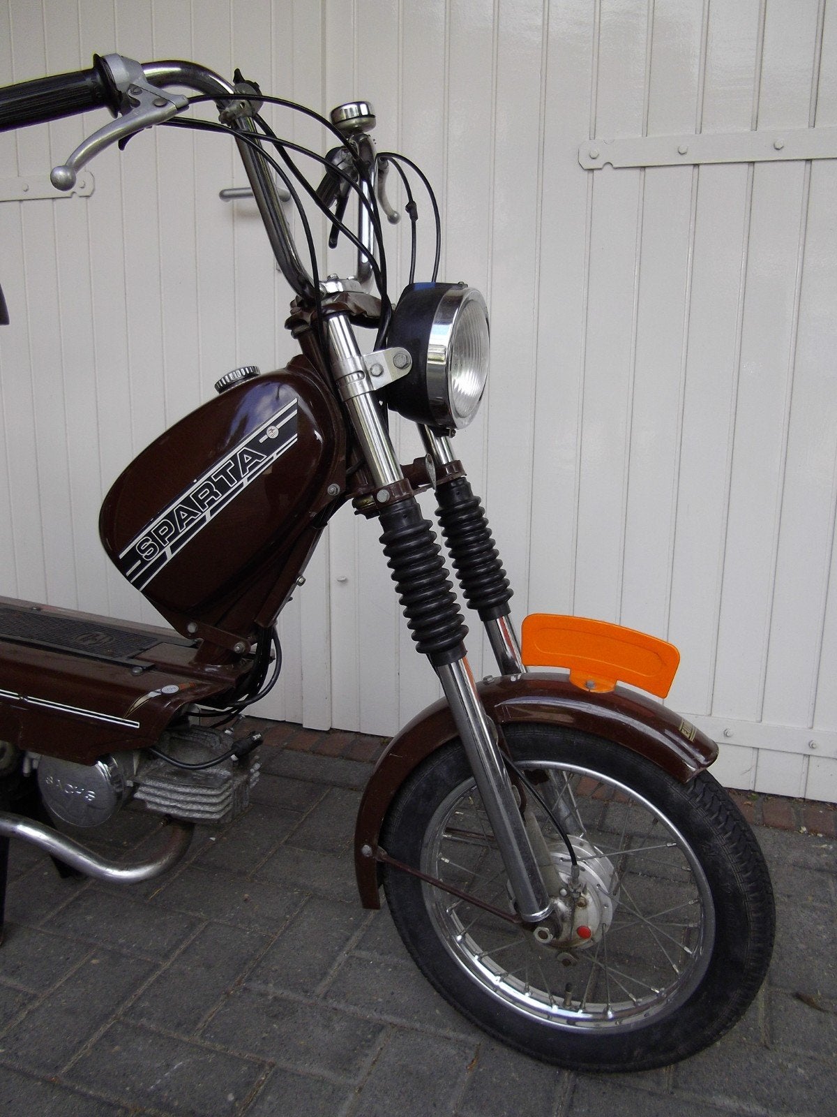 sparta happy bolle tank met kenteken, Fietsen en Brommers, Brommers | Oldtimers, Ophalen, Sparta