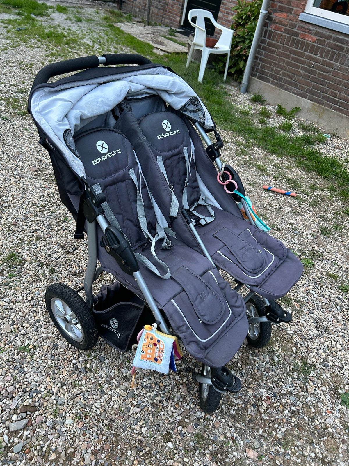 Adventure Duowagen - Ideaal voor tweelingen of broertjes/zus, Gebruikt, Duowagen, Ophalen, Kinderwagen
