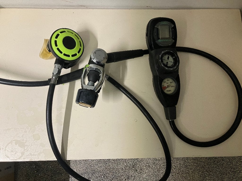 Tusa ademapparaat met duikcomputer, Watersport en Boten, Ophalen of Verzenden, Gebruikt, Duikcomputer