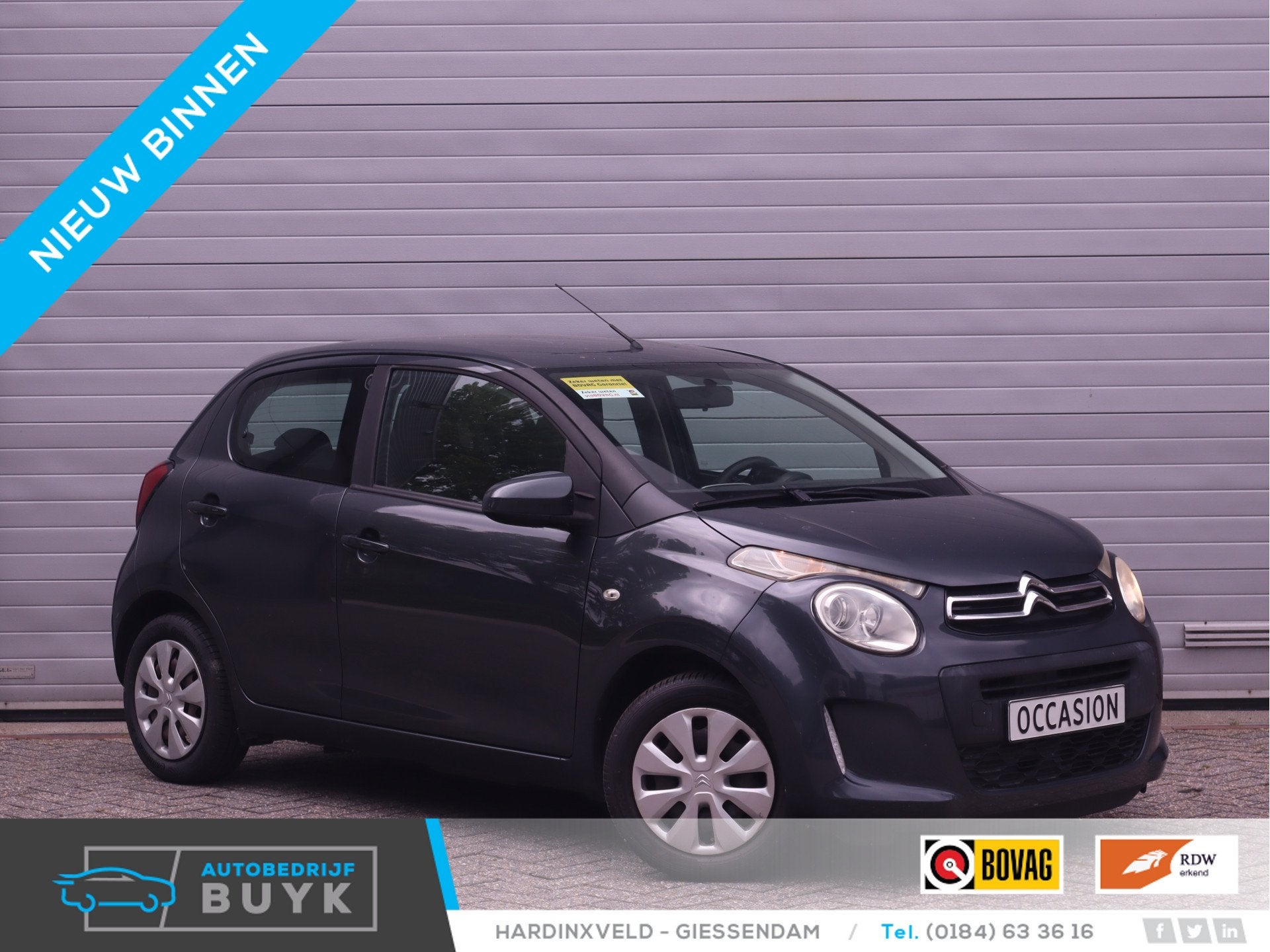 Citroën C1 1.0 e-VTi Feel CRUISE | AIRCO | BLUETOOTH, Voorwielaandrijving, Stof, Met garantie (alle), 4 stoelen