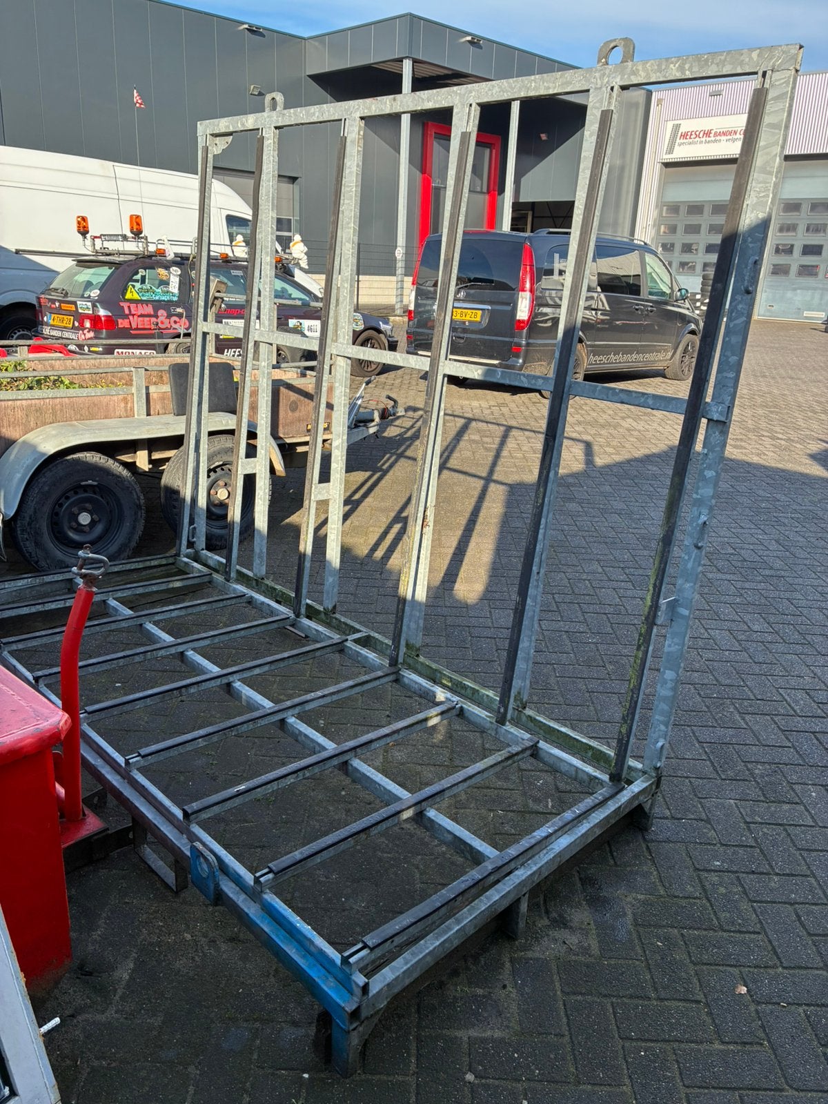 Kozijnbok, 100 liter of meer, Ophalen, Zo goed als nieuw, Transportkar