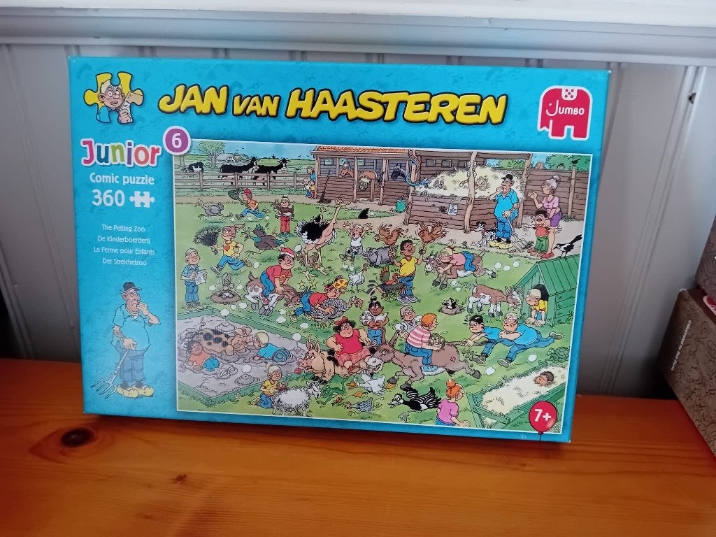 Jan van Haasteren kinder puzzel, Ophalen of Verzenden, Minder dan 500 stukjes, Zo goed als nieuw, Legpuzzel