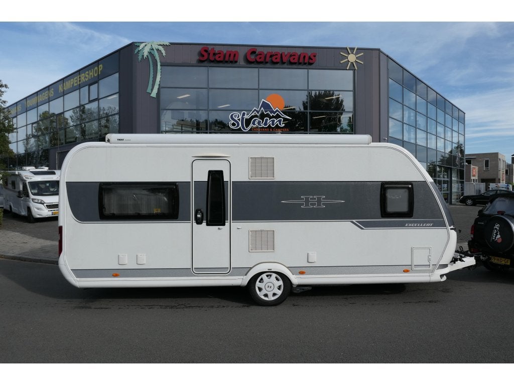 Hobby Excellent 560 CFE mover, luifel en fietsdr, Rondzit, Hobby, Schokbreker, Overige typen