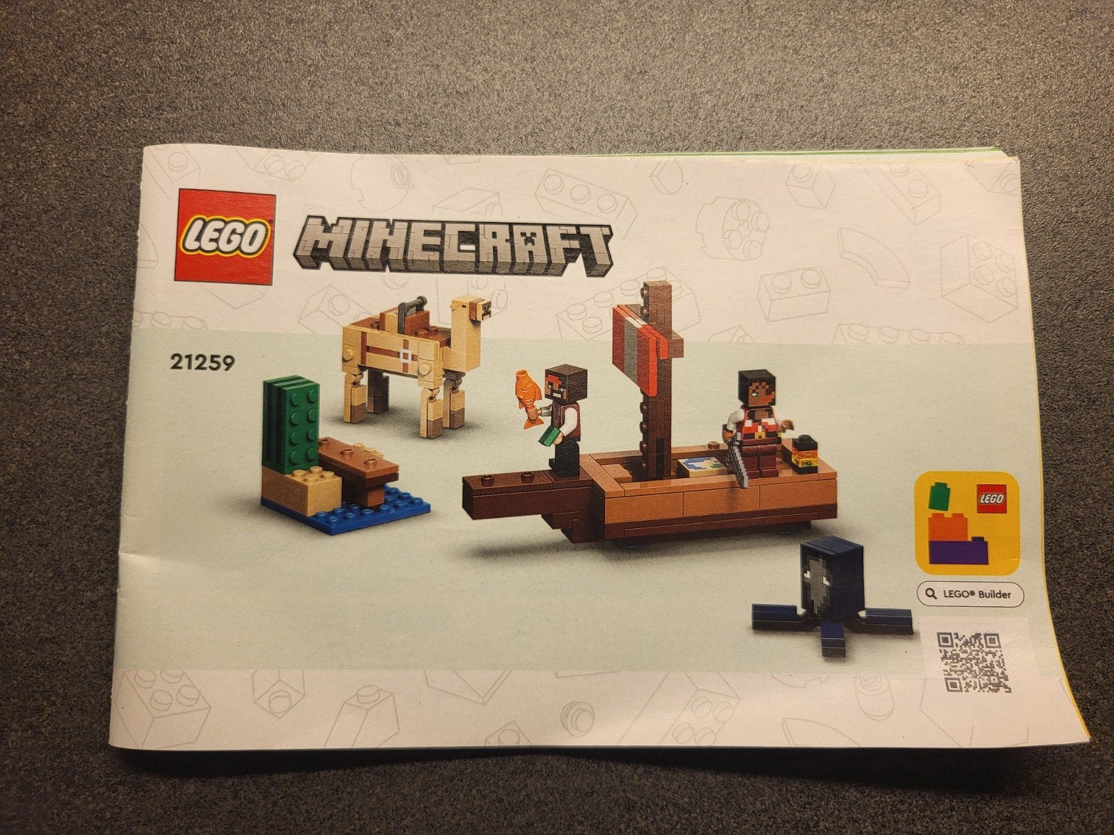 Minecraft Lego 21259, Ophalen of Verzenden, Zo goed als nieuw