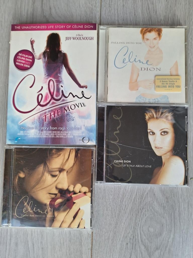 Celine Dion 4 cd's en dvd, Ophalen of Verzenden, Gebruikt