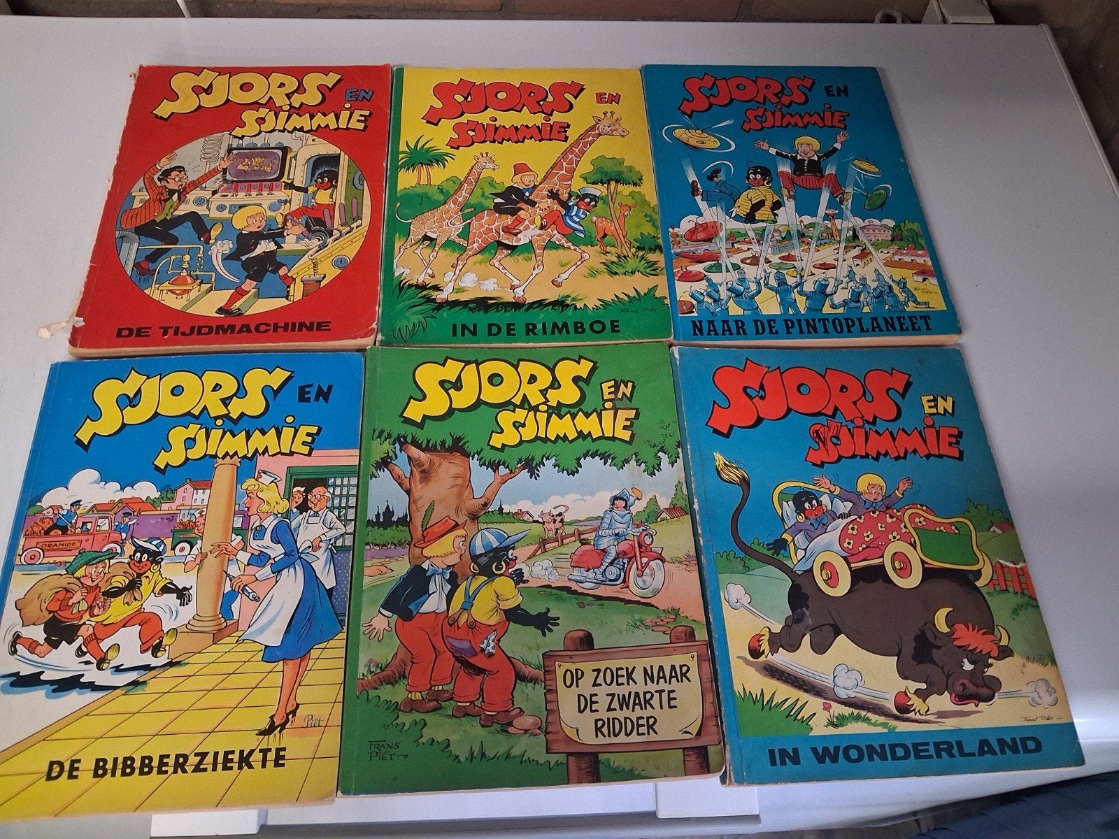 Sjors en Sjimmie Stripboeken Collectie - 6 delen, Boeken, Stripboeken, Ophalen of Verzenden