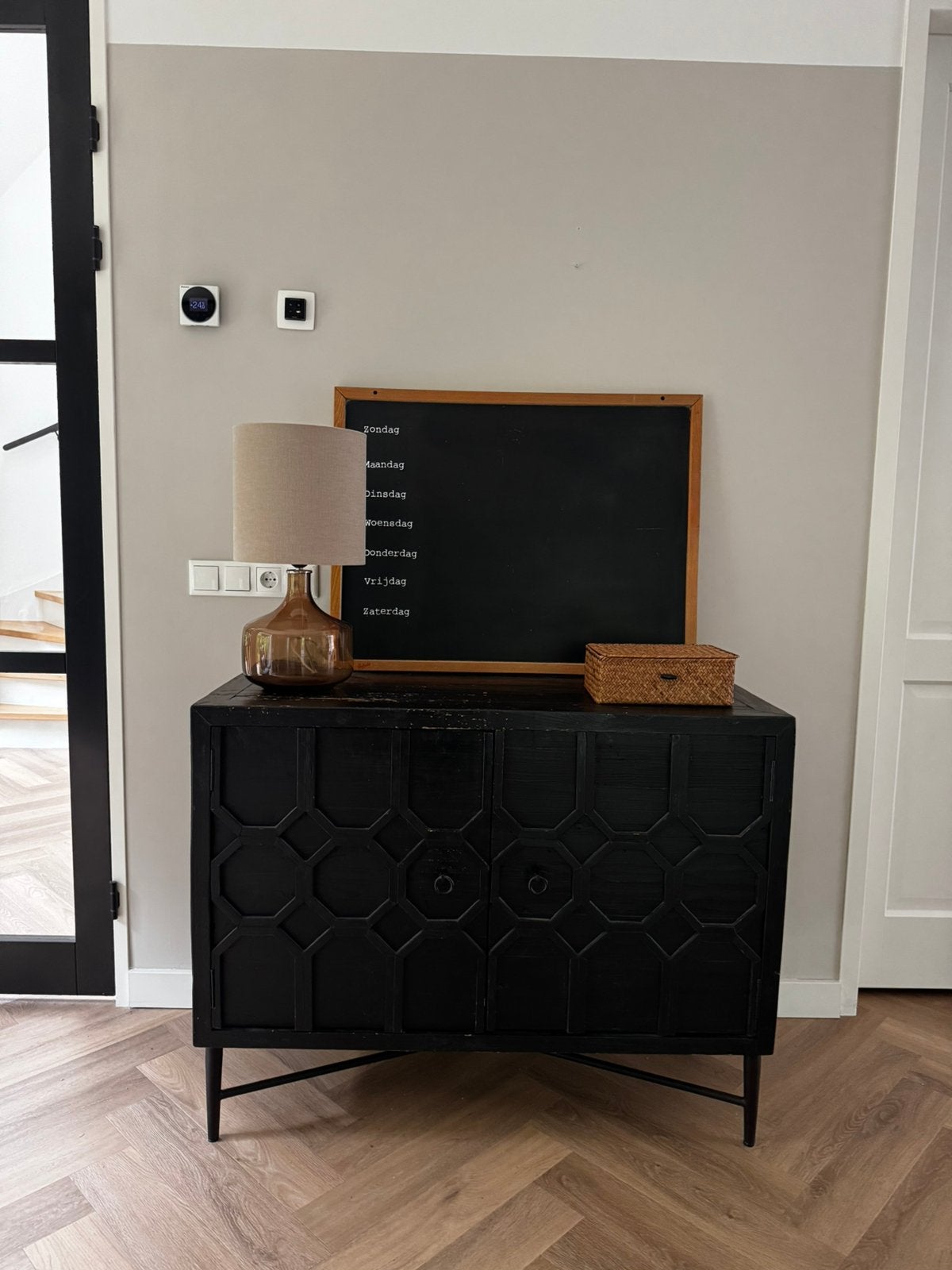 2 vintage schoolborden / krijtborden hout Sliedrecht, Ophalen, Vintage, Hout, Gebruikt
