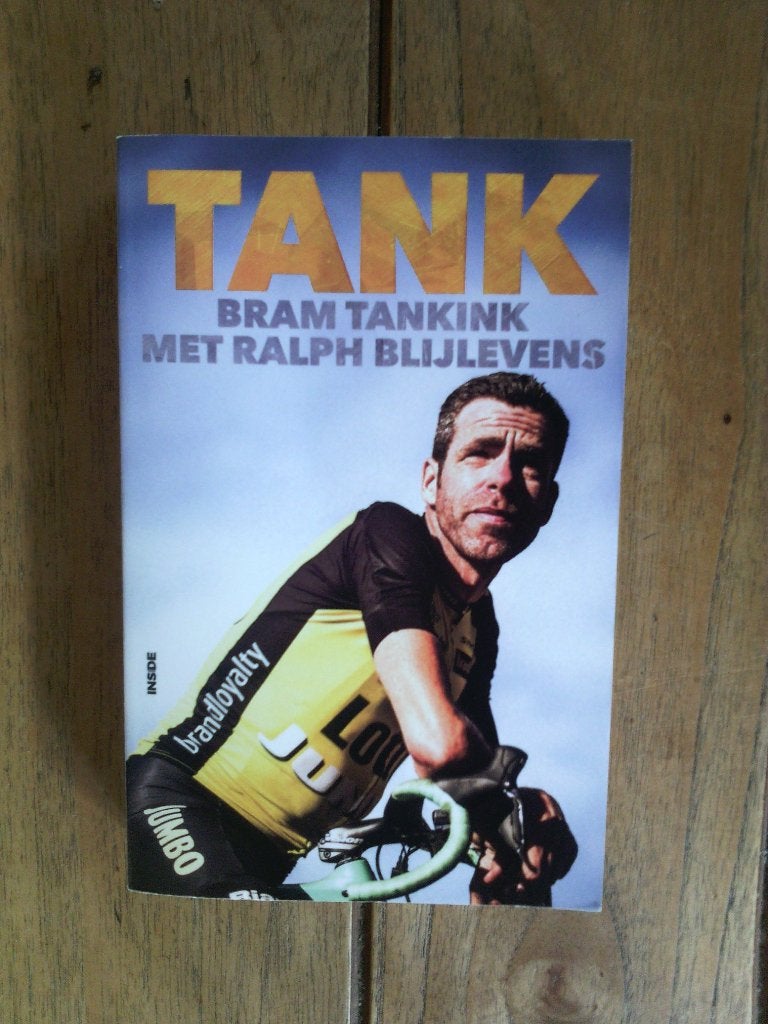 wielerboek- TANK- Bram Tankink, Ophalen of Verzenden, Zo goed als nieuw, Lopen en Fietsen