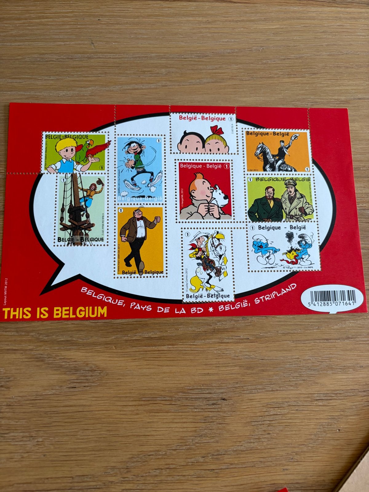 Belgische postzegels stripfiguren (Kuifje, Smurfen, Lucky Lu, Postzegels en Munten, Ophalen of Verzenden, Postfris