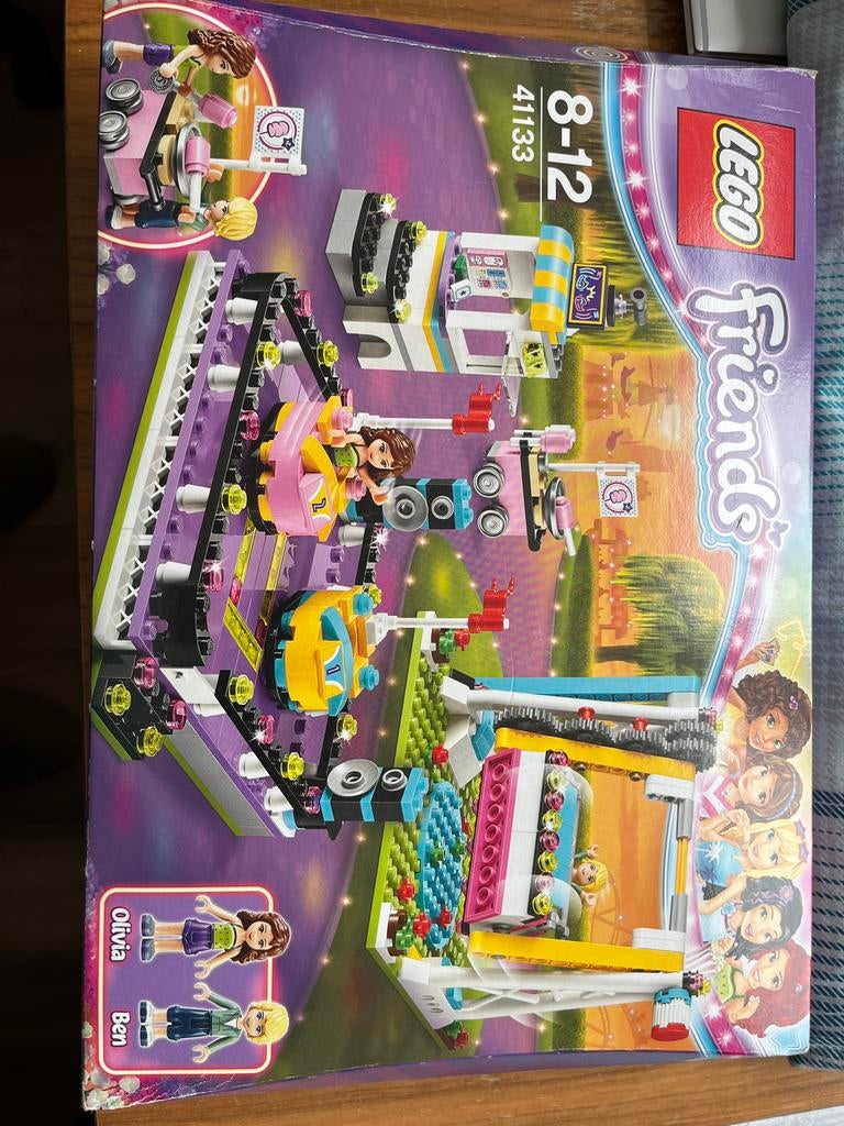 Lego Friends Kermis 41133 - Achtbaan & Draaimolen, Kinderen en Baby's, Speelgoed | Duplo en Lego, Gebruikt, Lego, Complete set