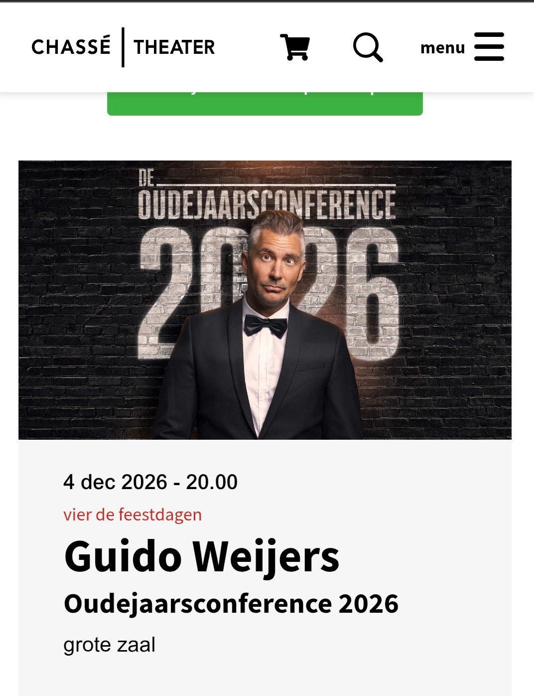 Guido Weijers
Oudejaarsconference 2026, Drie personen of meer, December
