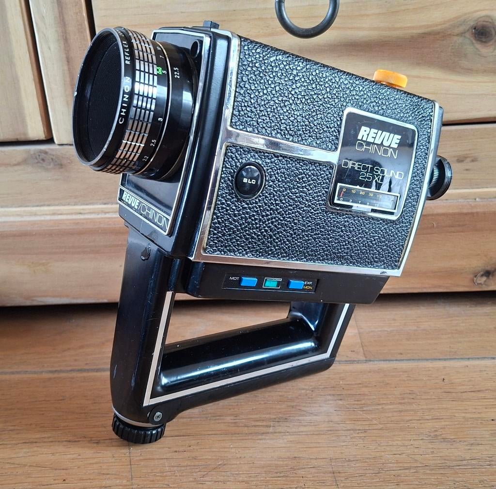 Revue Chinon Direct Sound 2.5 XL videocamera, Ophalen of Verzenden, 8mm