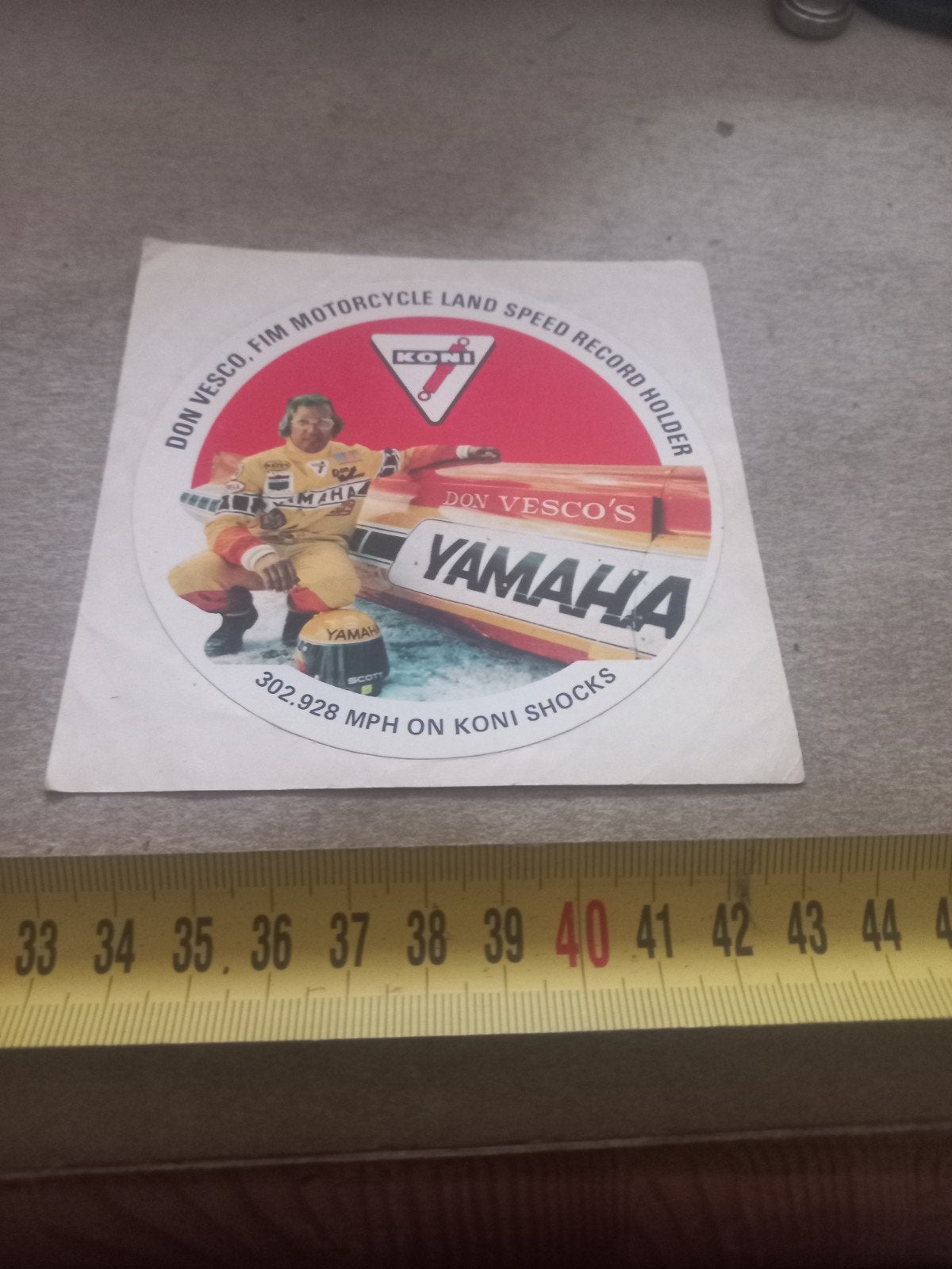Don Vesco Yamaha FIM Motorfiets Snelheidsrecord Houder, Ophalen of Verzenden, Gebruikt, Motoren