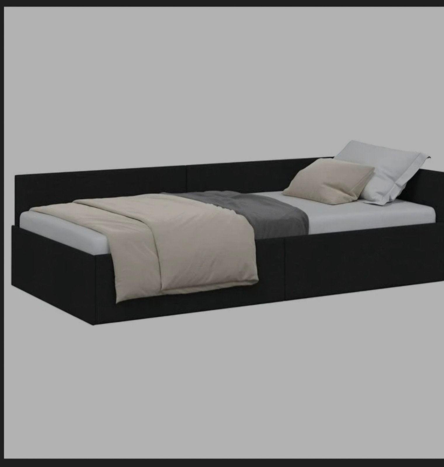 Zo goed als nieuw logeerbed/bank (80x200) van VidaXL, Huis en Inrichting, Ophalen, Zo goed als nieuw, Eenpersoons, 80 cm