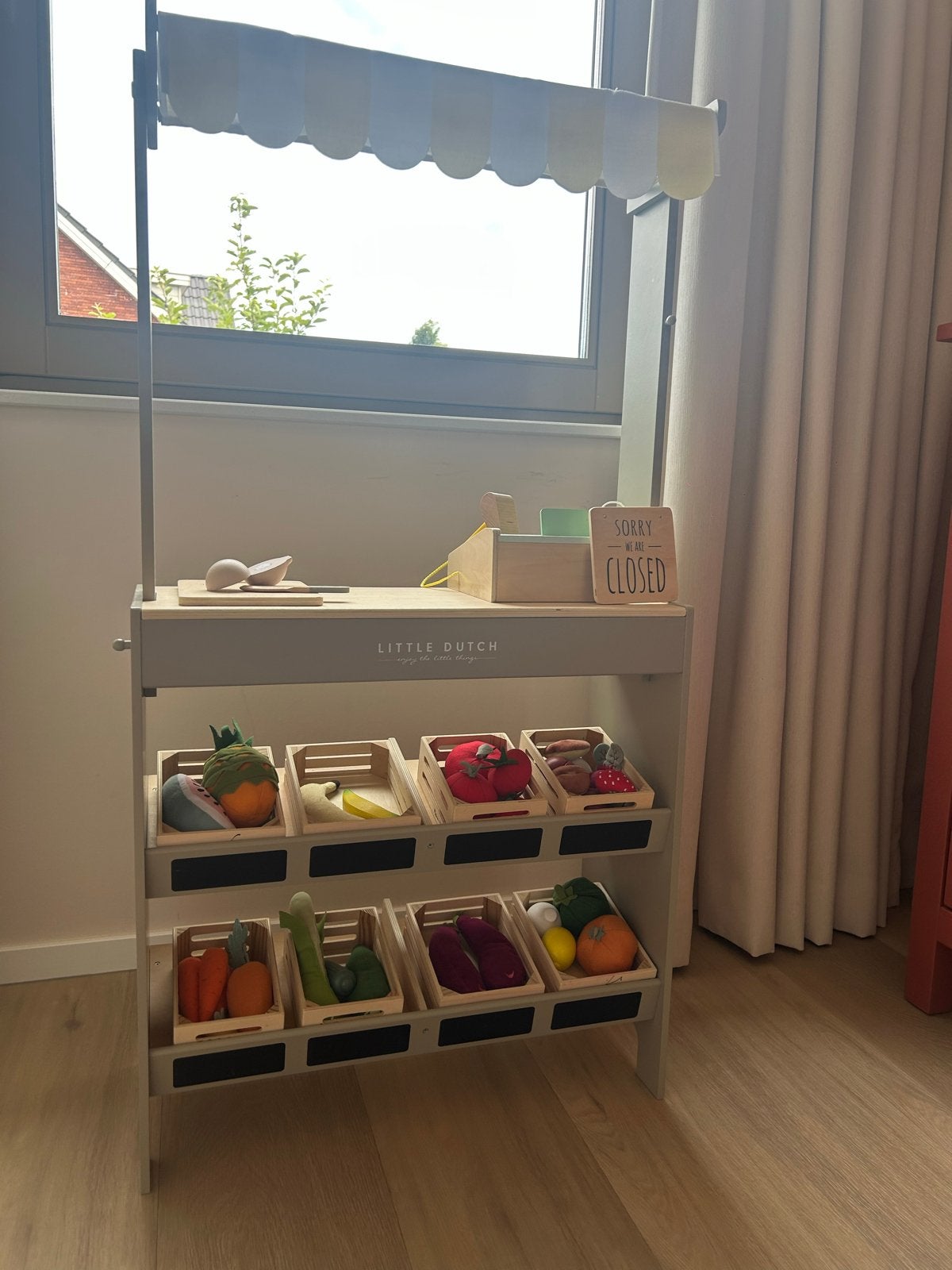 Little Dutch Marktkraam met accessoires, Ophalen, Gebruikt, Ontdekken