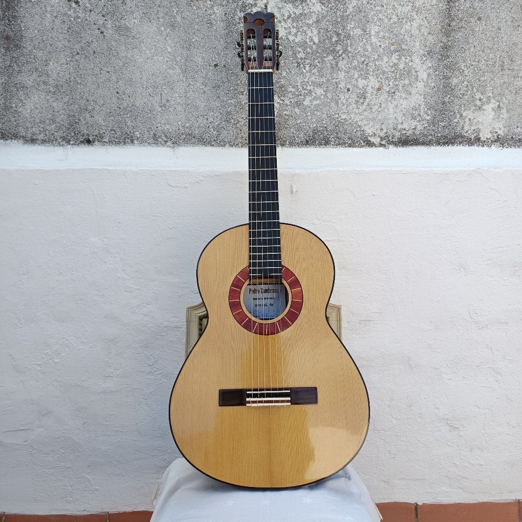 Flamenco guitar "Negra" Nº81, Verzenden, Zo goed als nieuw, Klassieke of Spaanse gitaar, Met koffer