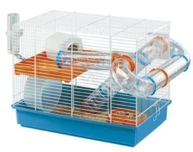 Hamsterkooi (Ferplast Laura), Dieren en Toebehoren, Kooi, Gebruikt, Minder dan 75 cm, Hamster