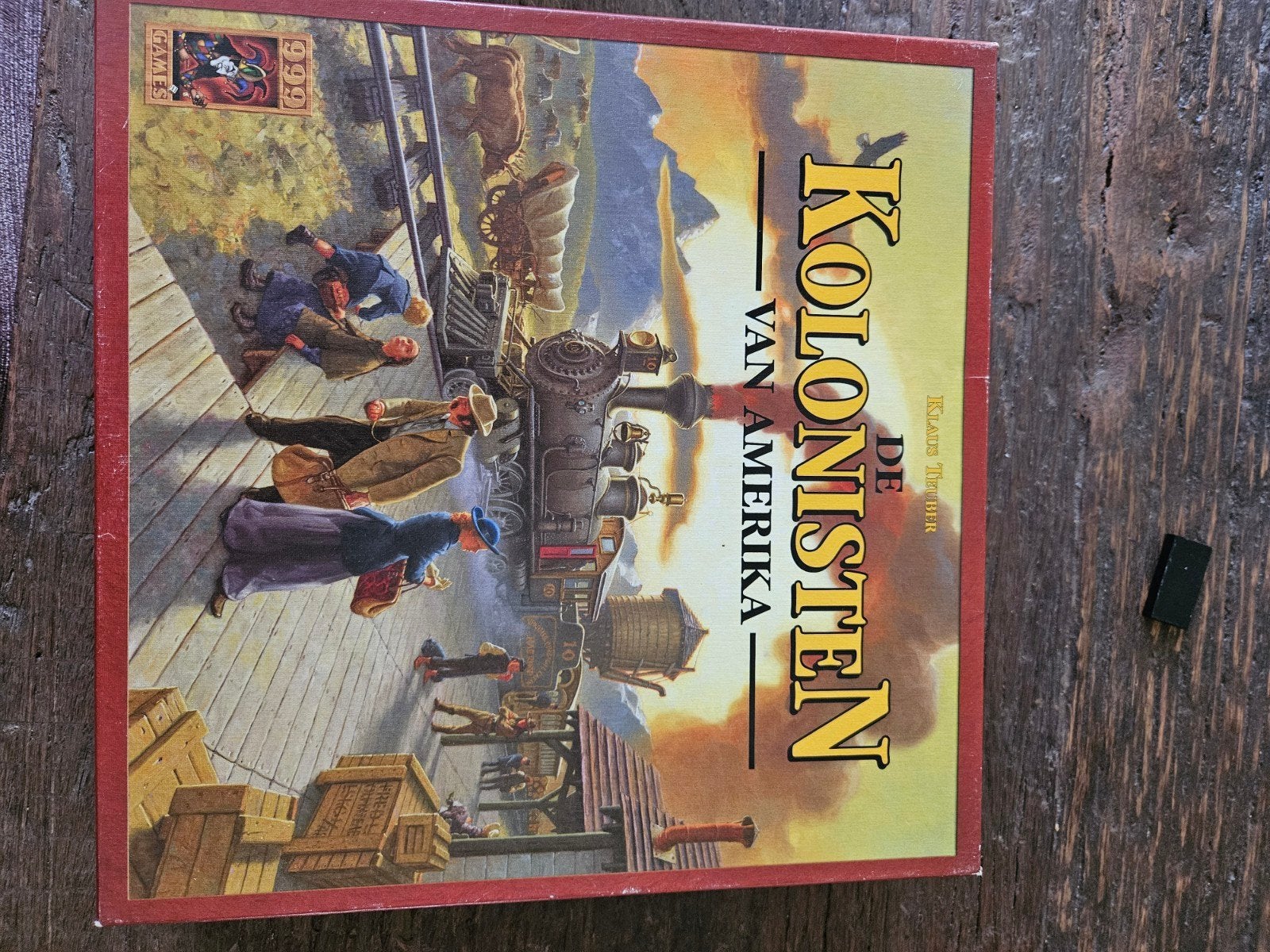 Kolonisten van Amerika - Bordspel, Hobby en Vrije tijd, Gezelschapsspellen | Bordspellen, Drie of vier spelers, Ophalen of Verzenden
