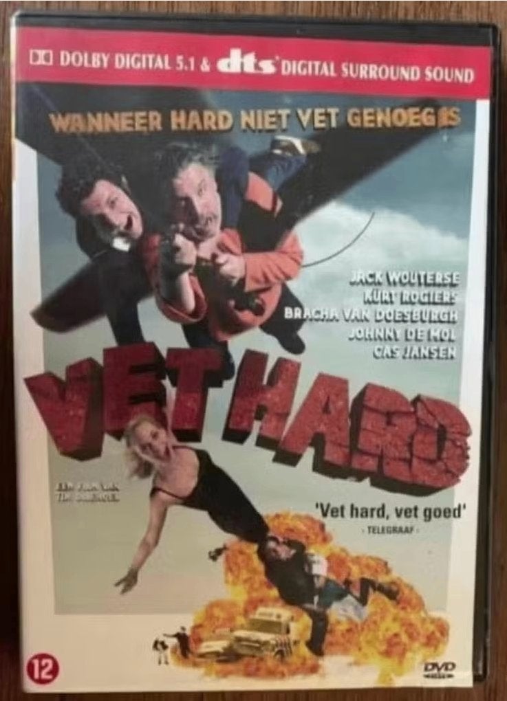 DVD Vet hard; Johnny de Mol; Cas Jansen, Jack Wouterse, Kurt, Vanaf 12 jaar, Ophalen of Verzenden, Zo goed als nieuw, Actie en Avontuur