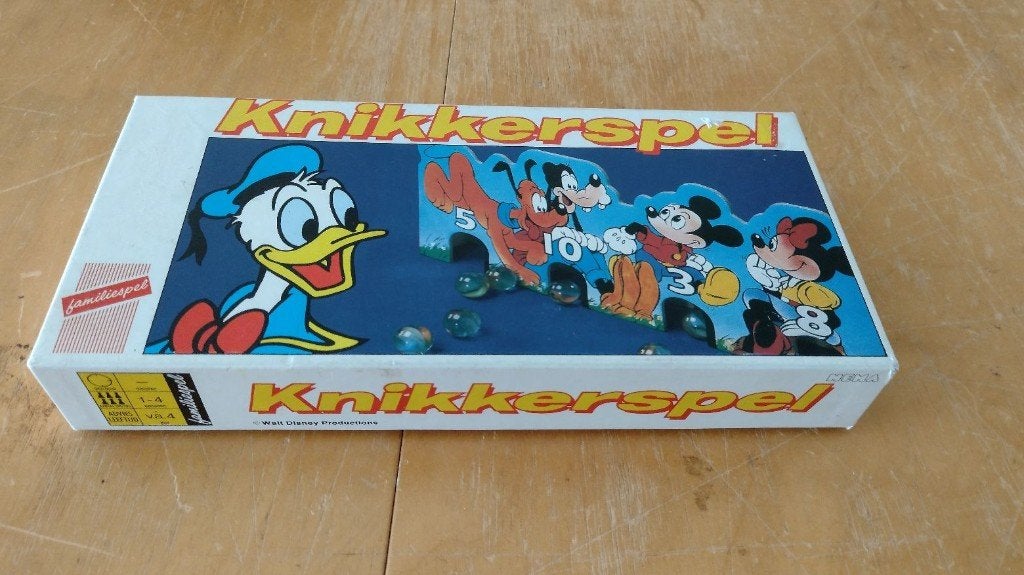 Hema Disney Knikkerspel, Verzamelen, Disney, Ophalen of Verzenden, Overige figuren, Gebruikt, Overige typen
