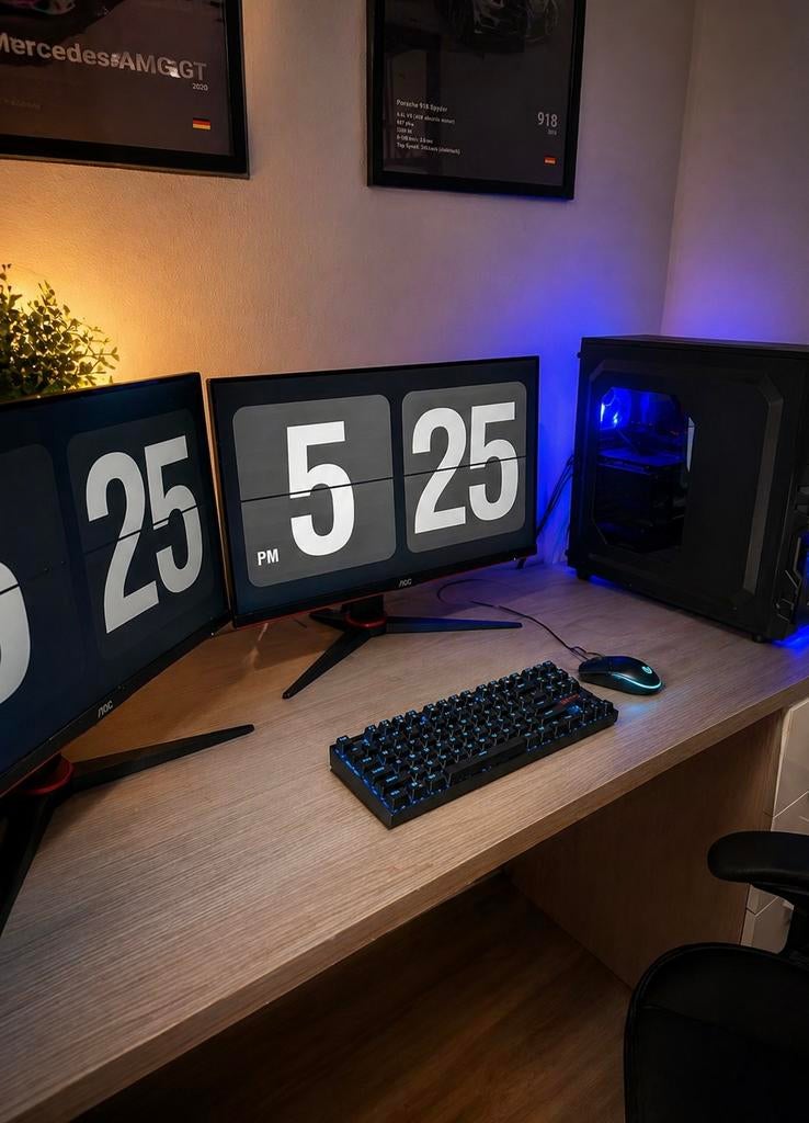 Full Gaming Setup Ryzen 5 / GTX 1650 / 2x 144Hz+, Computers en Software, Desktop Pc's, Gebruikt, Gaming, HDD, Onbekend