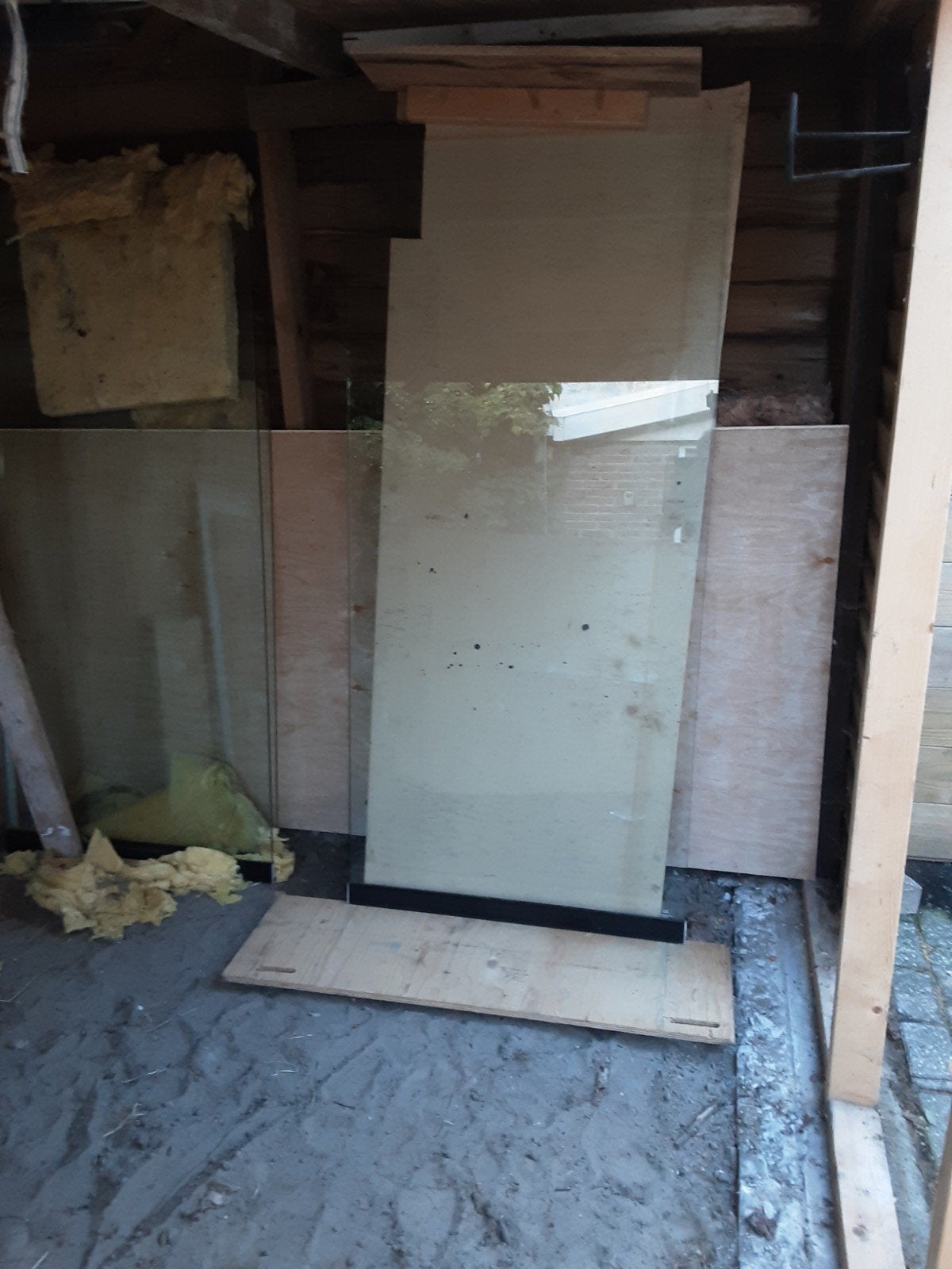 glaswand panelen, Ophalen, Gebruikt, Serre