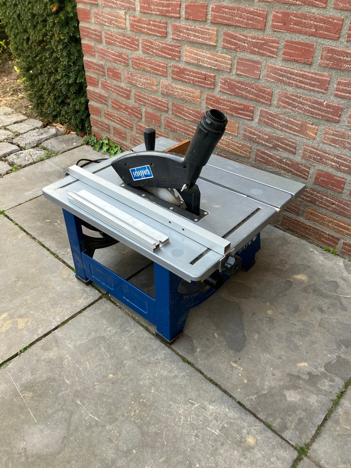 Scheppach HS80 Tafelzaag - 1200watt, Ophalen, Gebruikt, Cirkelzaag, Scheppach