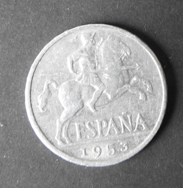 Munt Spanje  Diez Cents 1953, Verzenden, Overige landen, Losse munt
