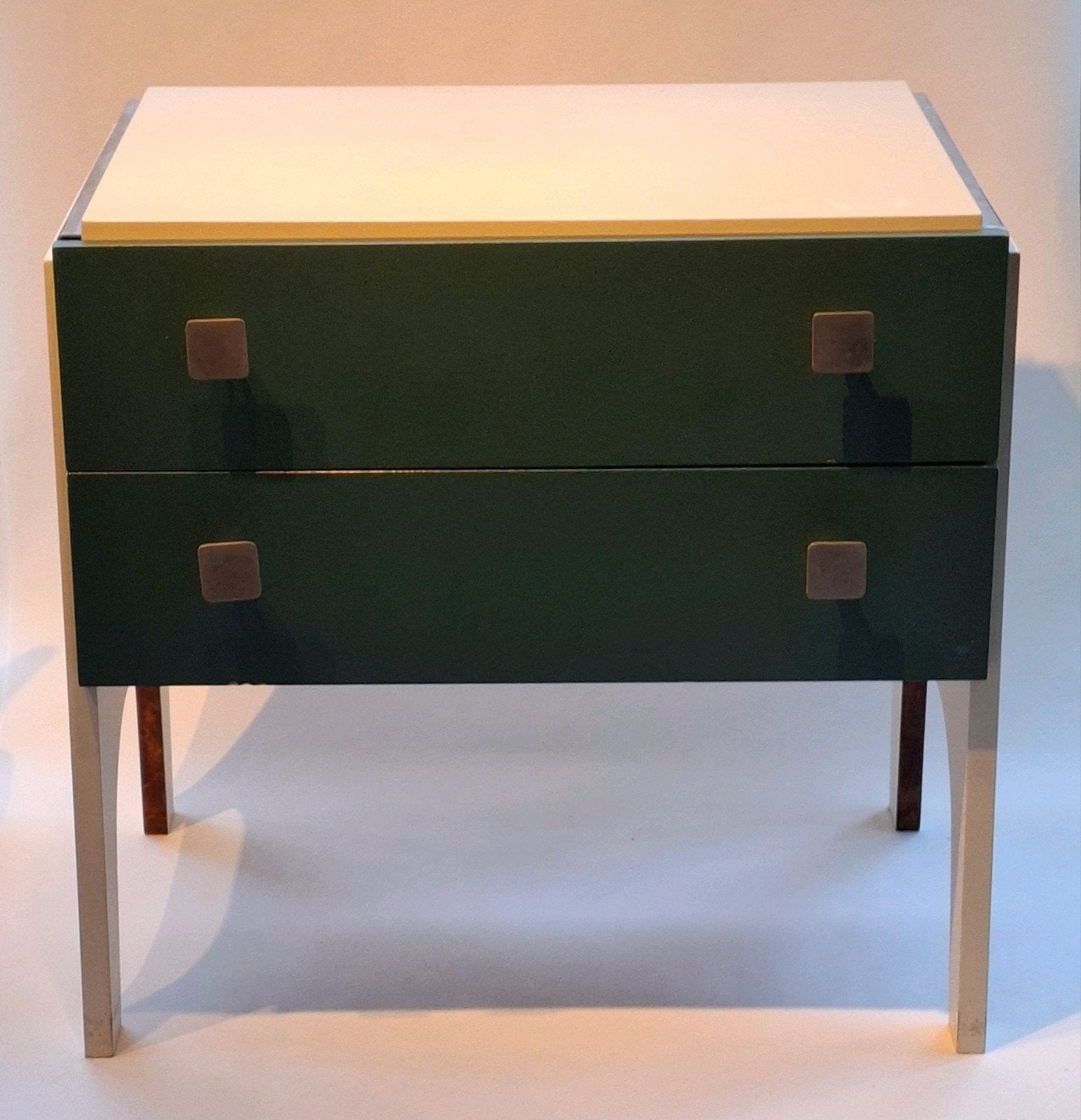 Uniek Vintage Formica Nachtkastje DDR, Ophalen