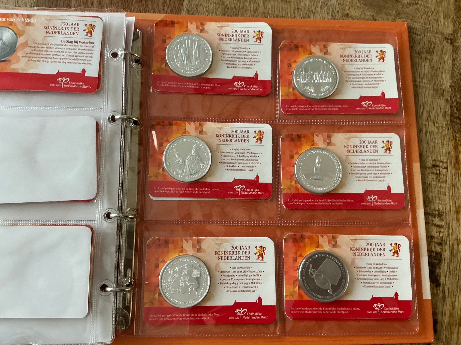 200 jaar koninkrijk der nederlanden, Postzegels en Munten, Ophalen of Verzenden, Nederland, Munten
