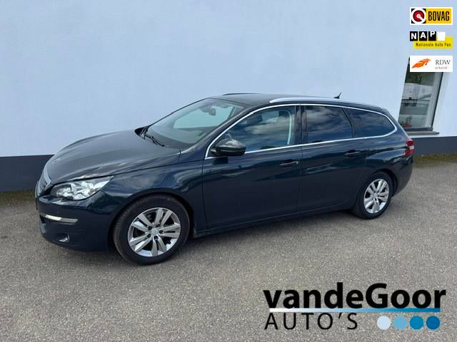 Peugeot 308 SW 1.6 BlueHDI Blue Lease Executive, '14, navi,, Voorwielaandrijving, Stof, 4 cilinders, Origineel Nederlands