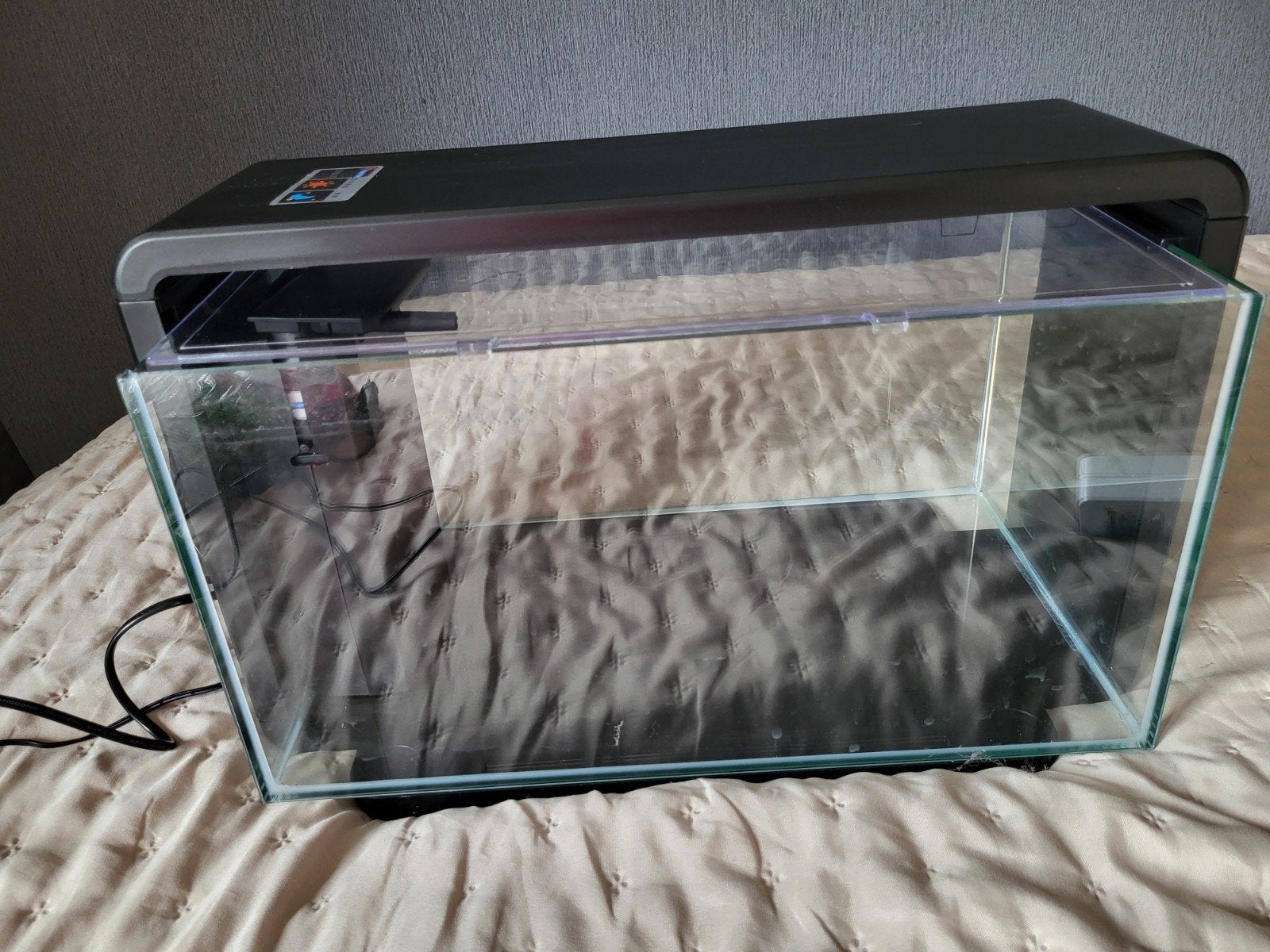 Superfish aquahome 25 met timer, Dieren en Toebehoren, Vissen | Aquaria en Toebehoren, Ophalen, Inclusief deksel, Zo goed als nieuw