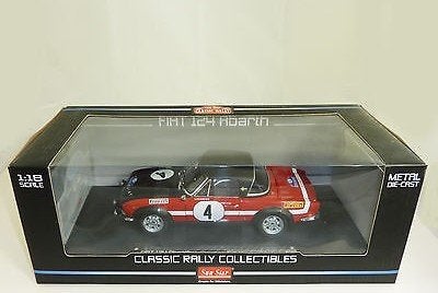 1/18 Sunstar 4946 Fiat 124 Abarth, Ophalen of Verzenden, Nieuw, Overige merken